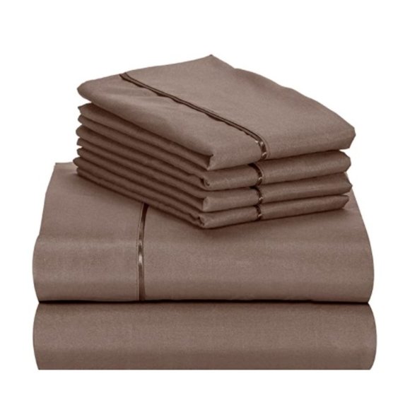Bedding 6 Pc Sheet Set Bamboo Sheets Deep Pockets 18 Eco Friendly
